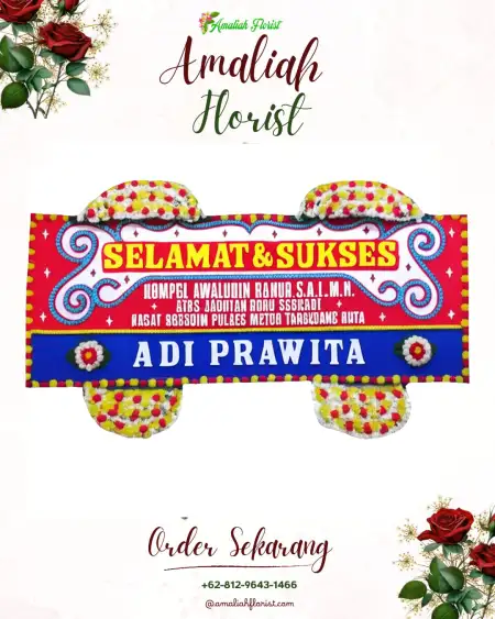 Papan Bunga Ucapan Selamat Sawang