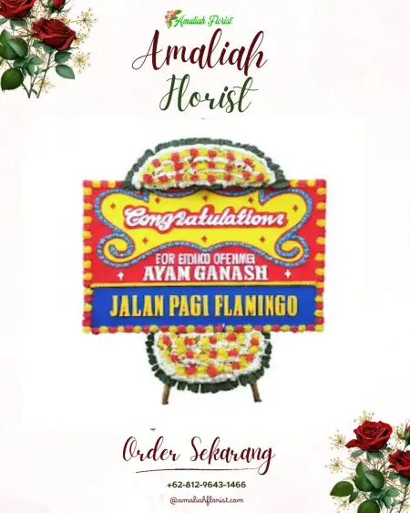 Sewa Papan Bunga Sawang